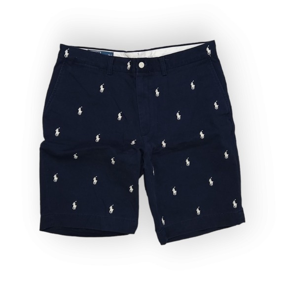 Polo Ralph Lauren Other - Polo Ralph Lauren AOP All‎ Over Pony Chino Shorts Mens 35